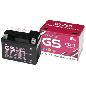 BÌNH ẮC QUY GS MF GTZ5S (12V-3.5Ah)