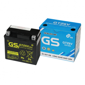 BÌNH ẮC QUY GS MF GTZ6V (12V-5Ah)